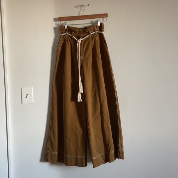 ULLA JOHNSON, Soren high-rise wide-leg pants (size 4)